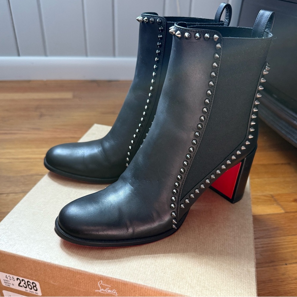 Christian Louboutin Outline Spike Boots